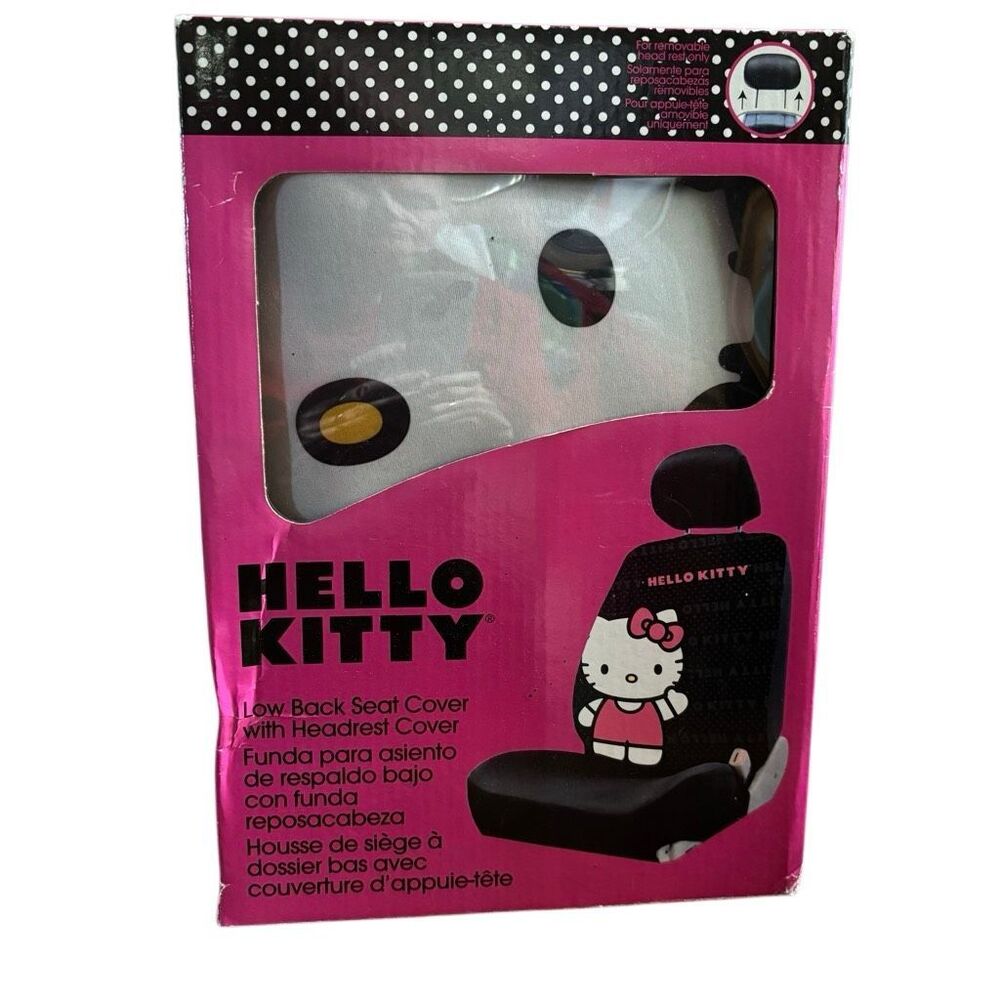 Hello Kitty Low Back Car Seat Cover *New*